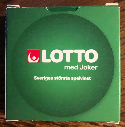 rätta lotten|Rätta Svenska Spel Lotto med Joker .